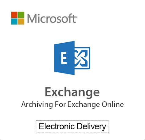exchange online archiving for exchange server.